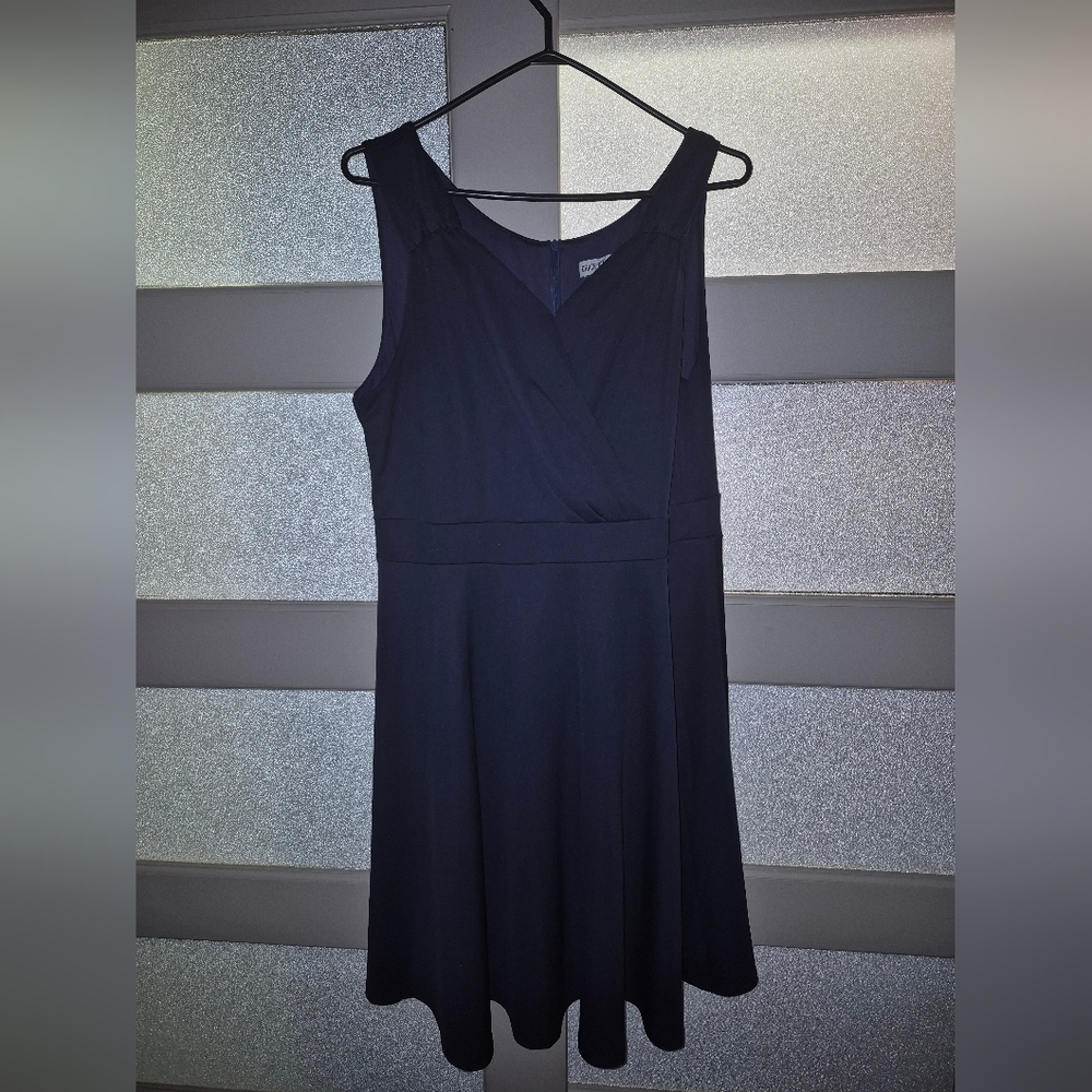 Grace Karin Dark Blue Sleeveless Midi Dress